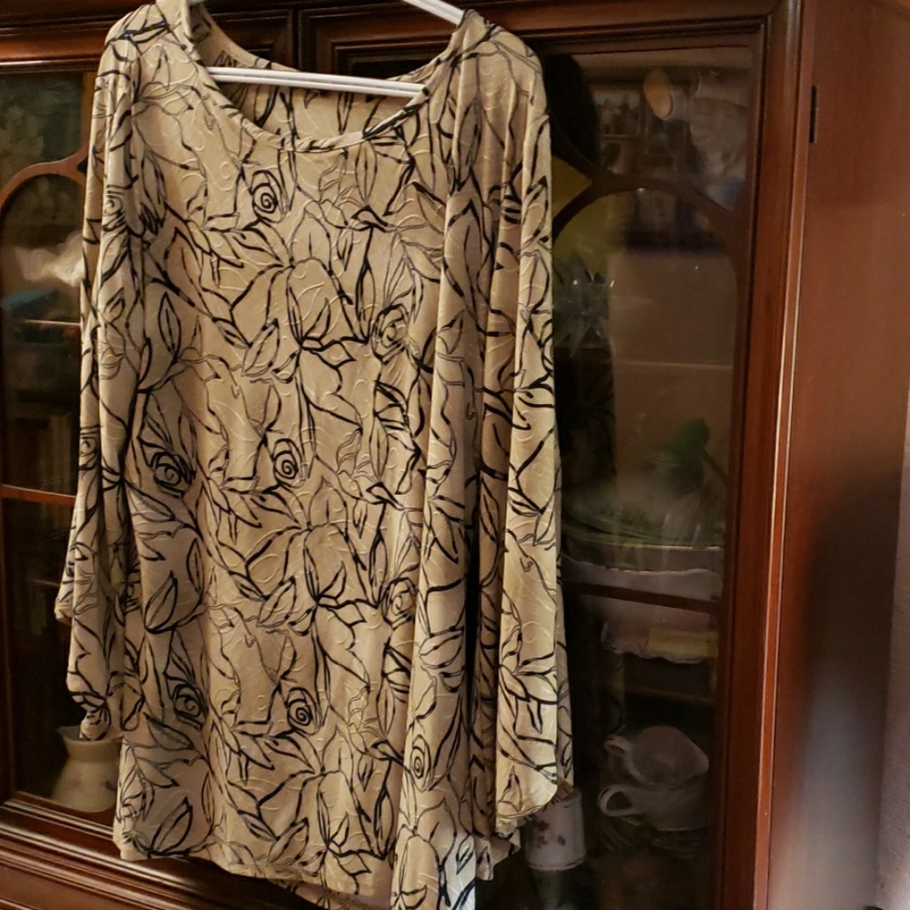 Long poly spandex tunic